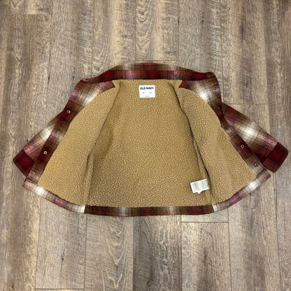 4T Sherpa Lined Flannel Jacket , Kids 4/4T