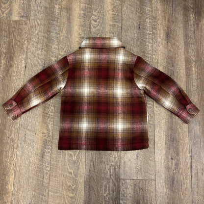 4T Sherpa Lined Flannel Jacket , Kids 4/4T