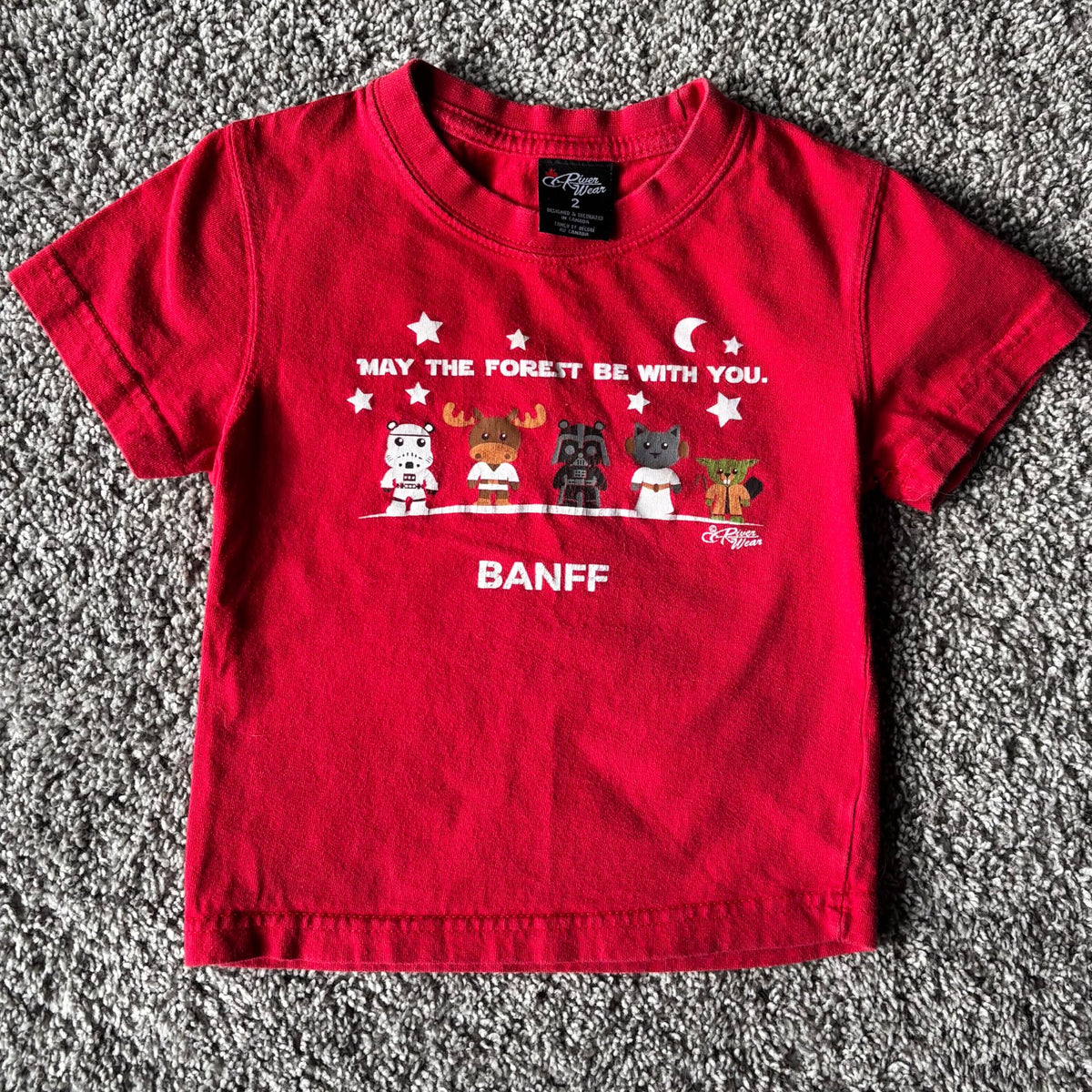 2T May the Forest be with You t shirt , Kids 2T