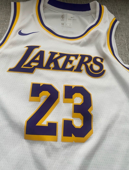 Nike Lakers LeBron James Swingman Jersey , Kids 10