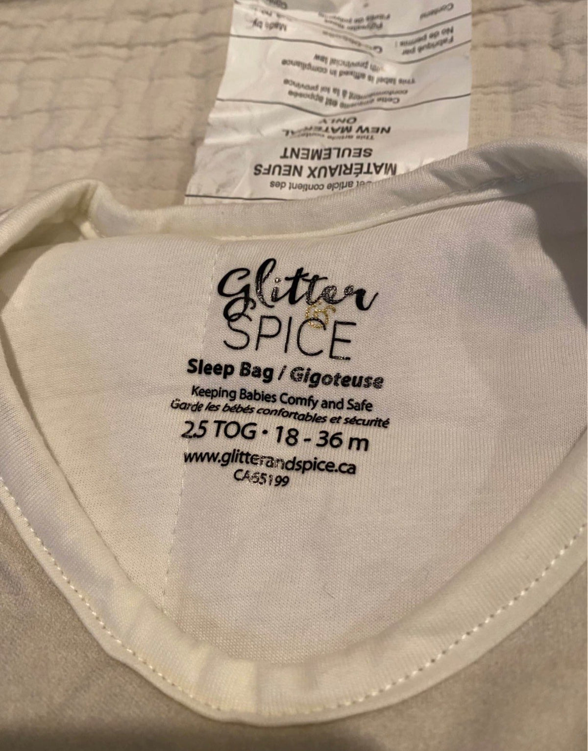 NEW Glitter & Spice Sleepsack 18-36 months, 18-24 Months (Extra Large)