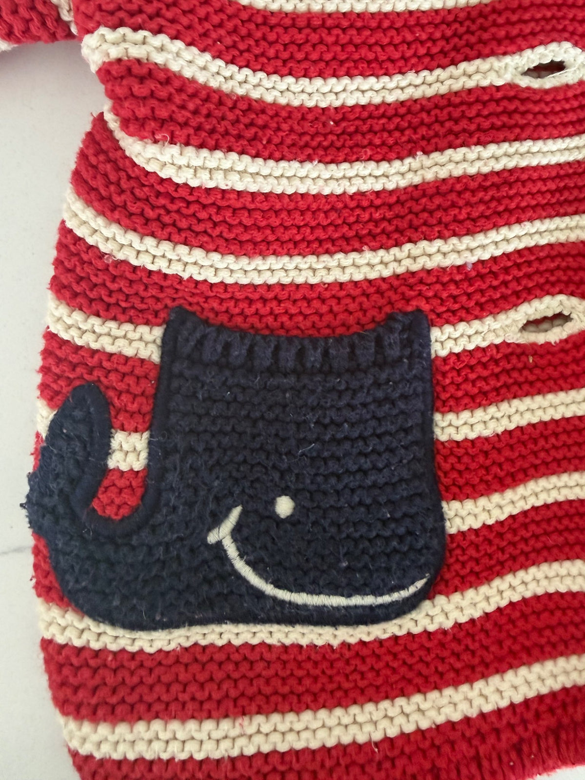 Baby Gap Nautical red striped baby cardigan hoodie, Kids 6 Month (3-6M)