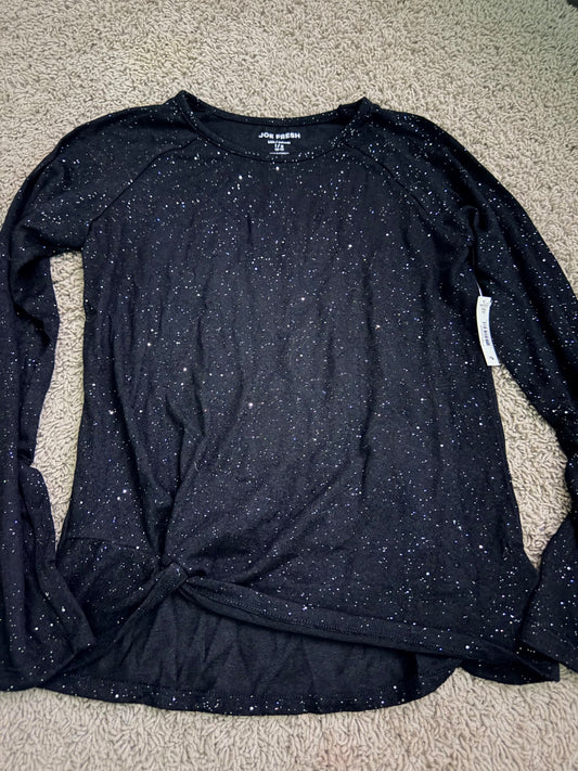 Joe Fresh new long sleeve shirt with sparkles, Kids 10