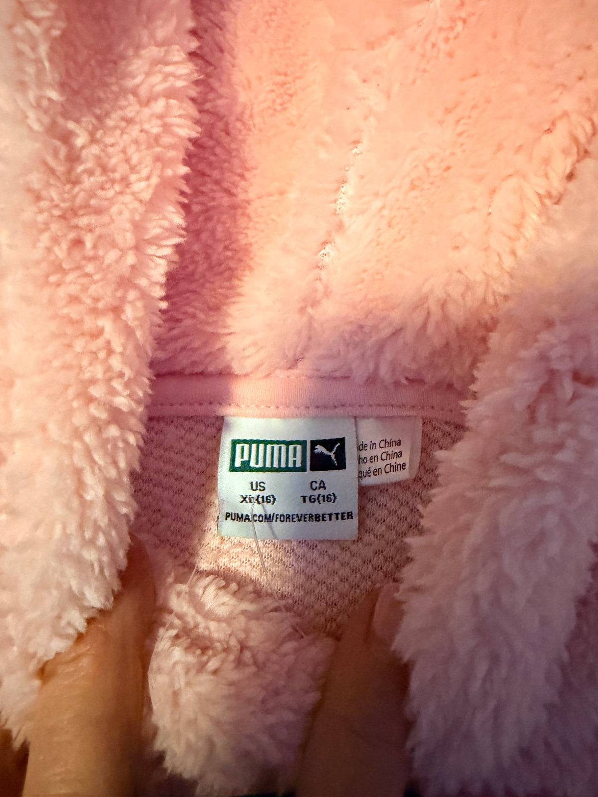 New Puma Sherpa hoodie XL Youth, Kids 16