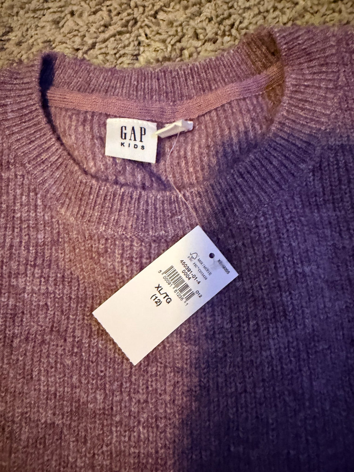 Gap sweater dress size 12 kids, Kids 12