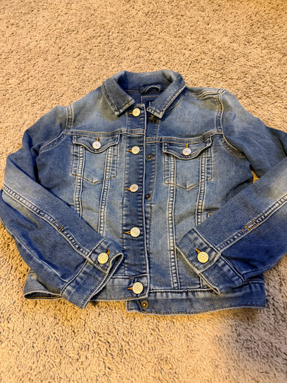 Gap denim jacket size L youth, Kids 12