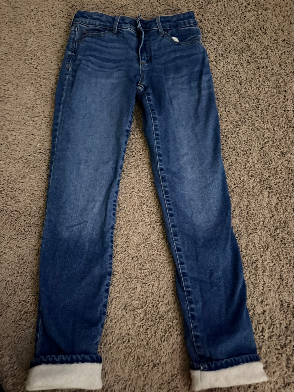 Gap Kids Size 12 Skinny Fleece-Lined Jeans, Kids 12