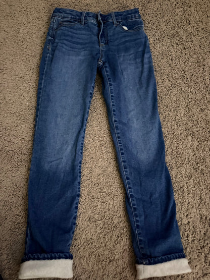 Gap Kids Size 12 Skinny Fleece-Lined Jeans, Kids 12