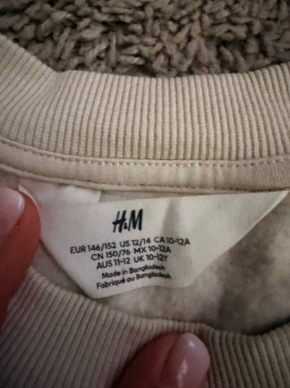 girls sweatshirt is size CA 10/12 from H&M. , Kids 10