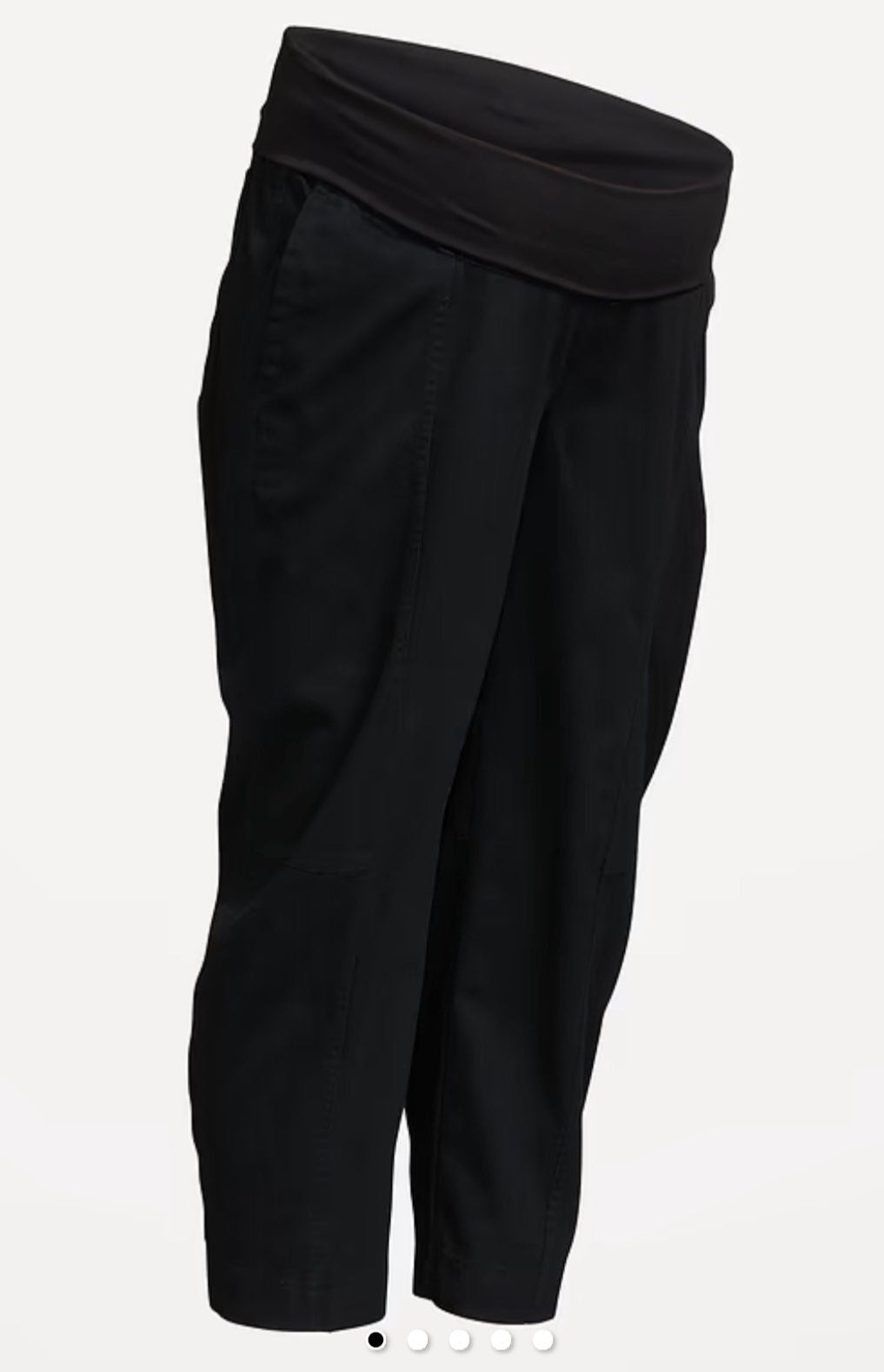 Old Navy Maternity Rollover Waist Barrel Leg Pants, Maternity M (8-10)