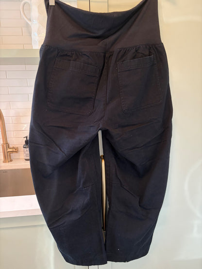 Old Navy Maternity Rollover Waist Barrel Leg Pants, Maternity M (8-10)