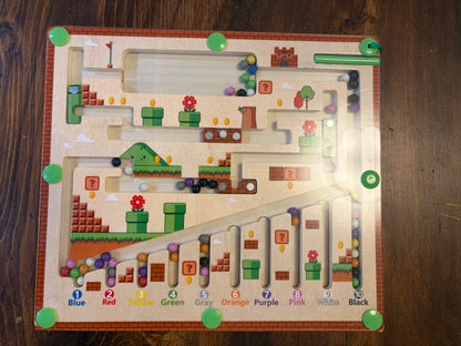 Magnetic Colour and Number Maze
