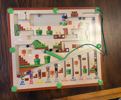 Magnetic Colour and Number Maze