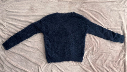 Blue furry and sparkly cardigan, Kids 10