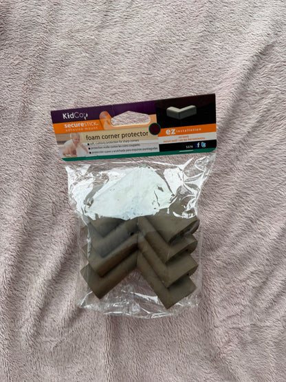 Brown foam corner protector