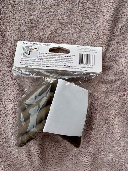Brown foam corner protector