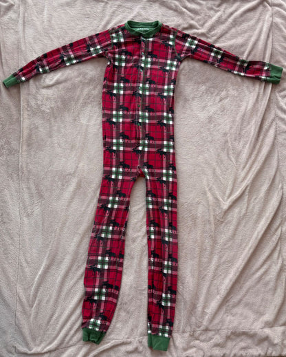 Little  Blue House  (by Hatley) moose onesie (size 8), Kids 8