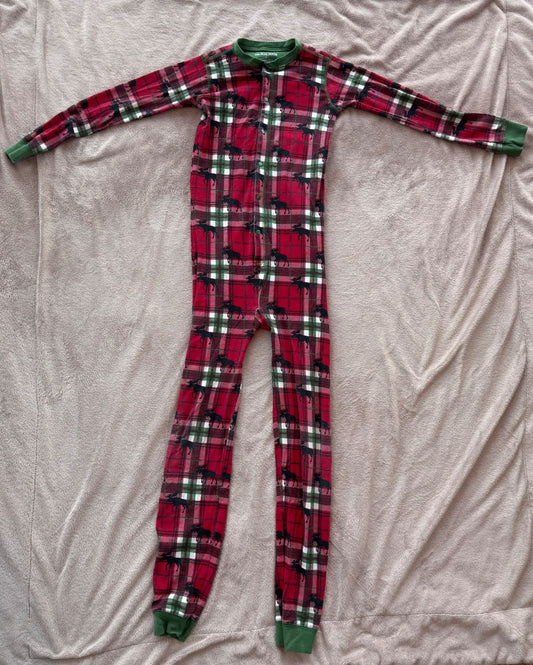 Little  Blue House  (by Hatley) moose onesie (size 8), Kids 8