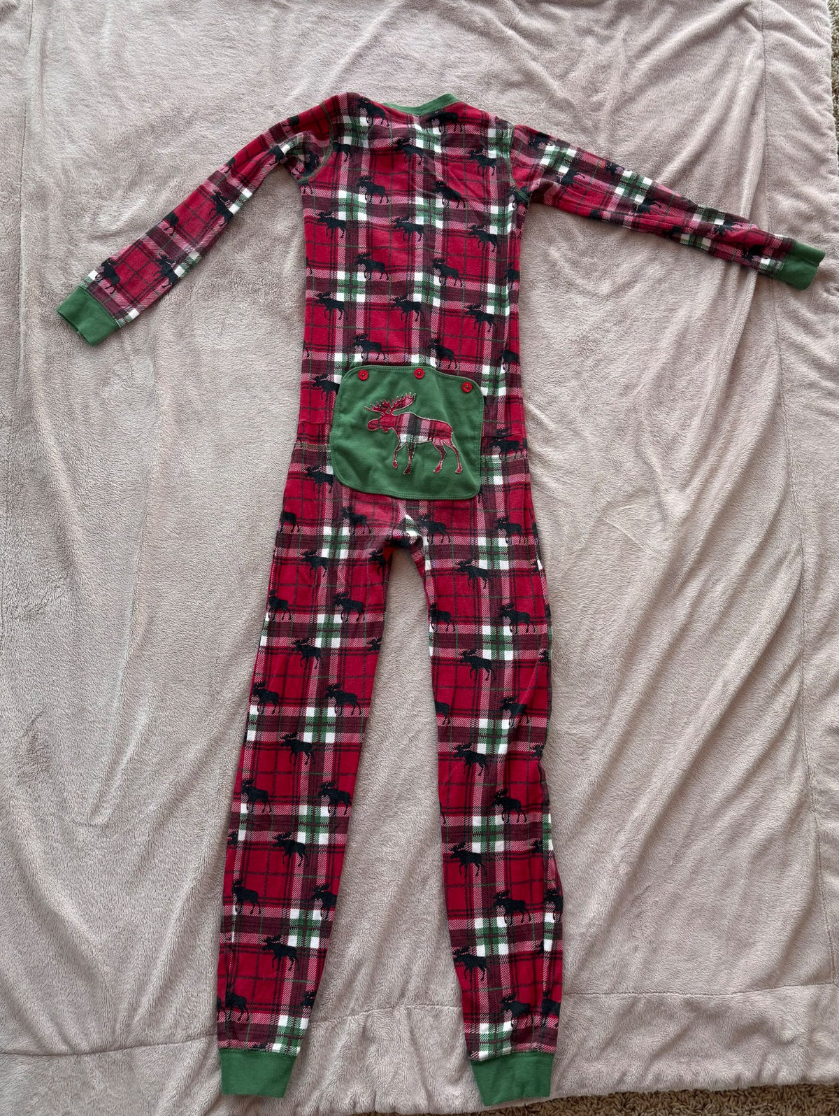 Little  Blue House  (by Hatley) moose onesie (size 8), Kids 8