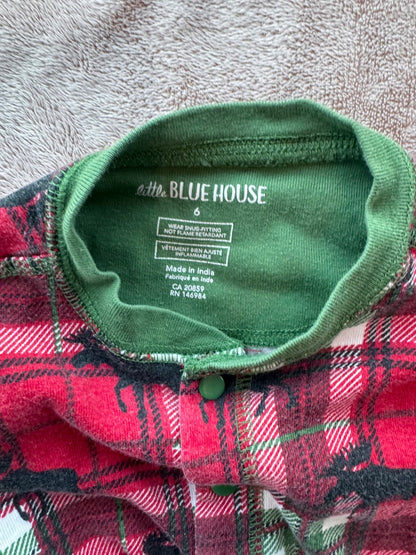 Little Blue House (by Hatley)  size 6 onsie, Kids 6/6X