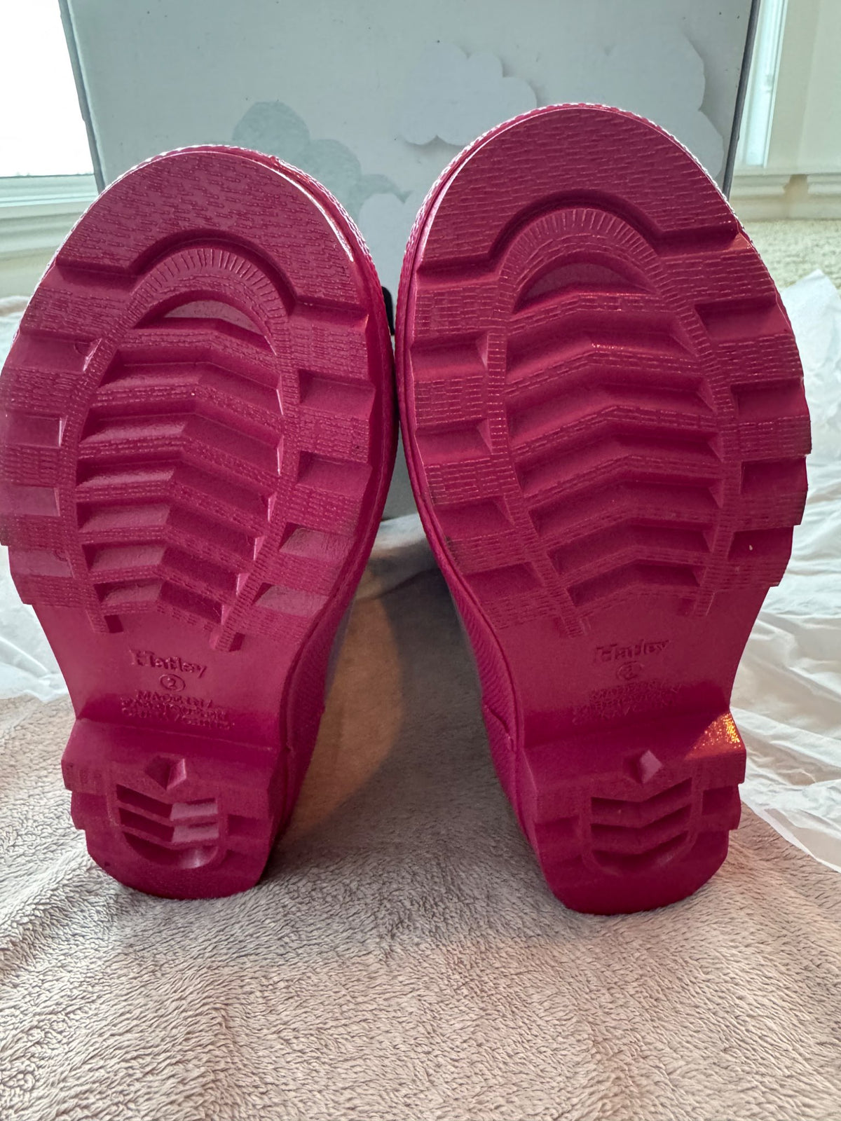 BNWT Hatley butterfly Rainboots- size  2 kids, Shoes 2 (Kids:4-8yr)