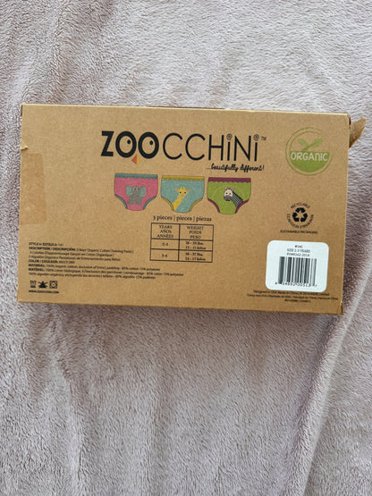 New organic training undergarments (size 2-3)