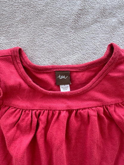 Tea collection long sleeve dress (size 3), Kids 3T