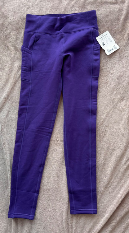 Athleta girl Polartec Stash tights lined tights , Kids 14