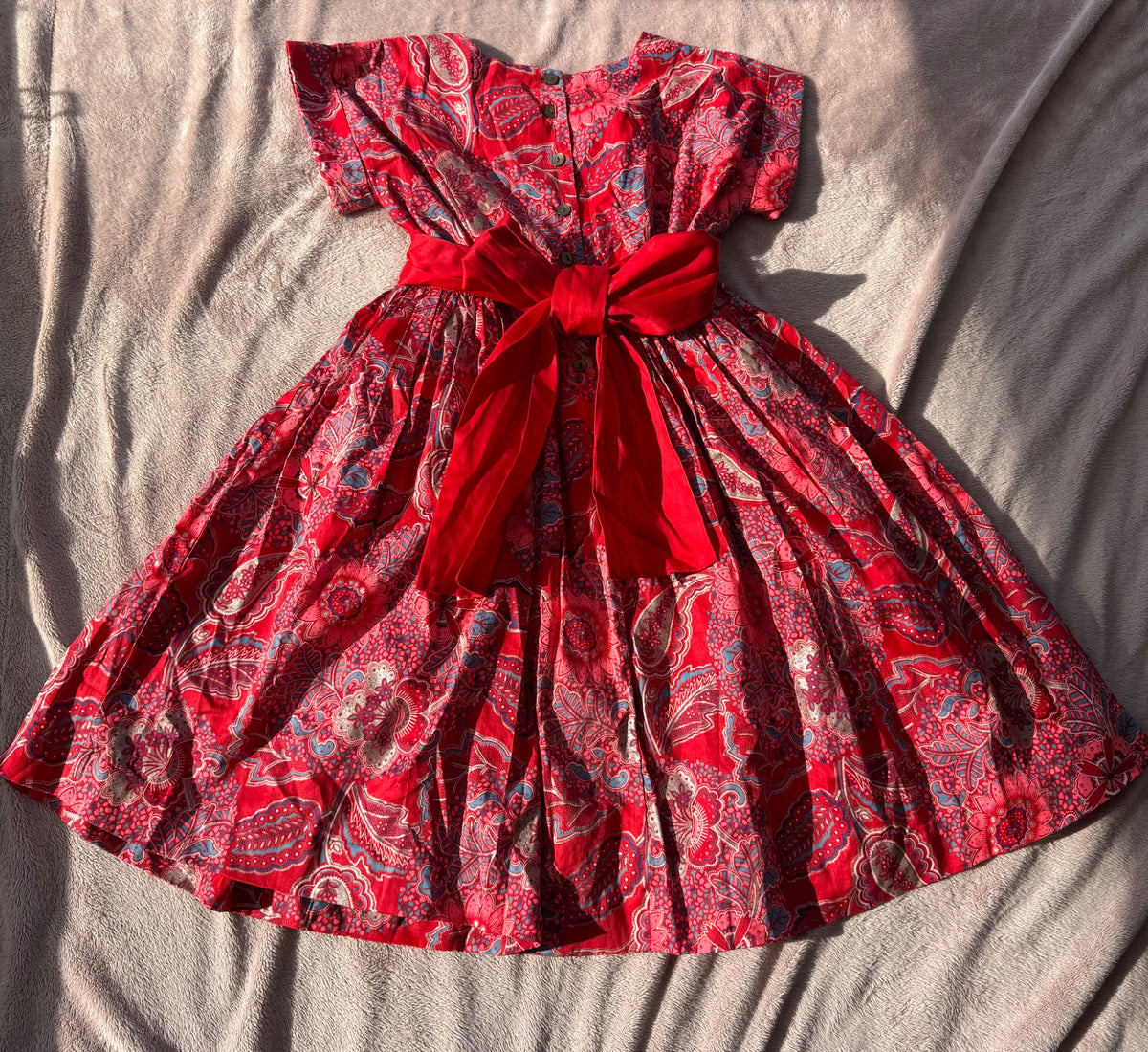 Tea collection holiday sash dress (size 8), Kids 8