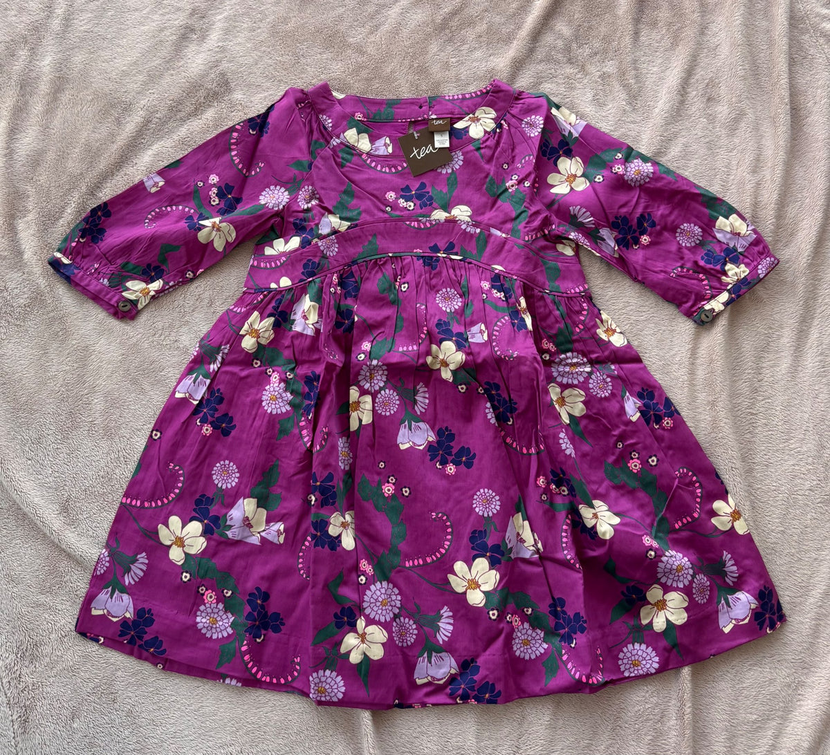 NWT Tea collection empire style dress (size 5), Kids 6/6X