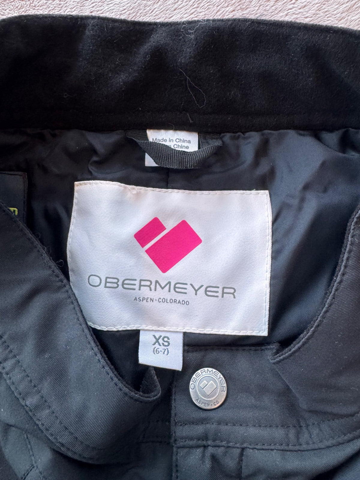 NWT Obermeyer snow pants (size 6/7 or XS), Kids 6/6X
