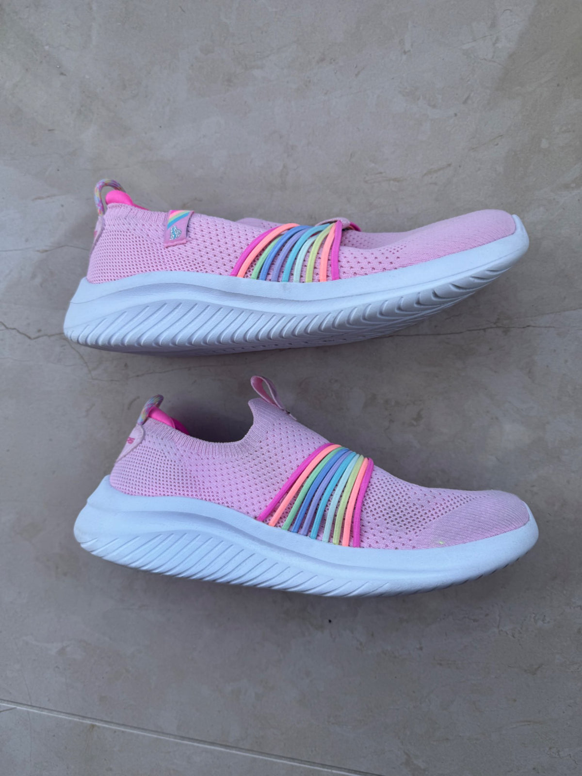 Skechers pink slip on shoe (kid size 4), Shoes 4 (Big Kids:8–12yr)