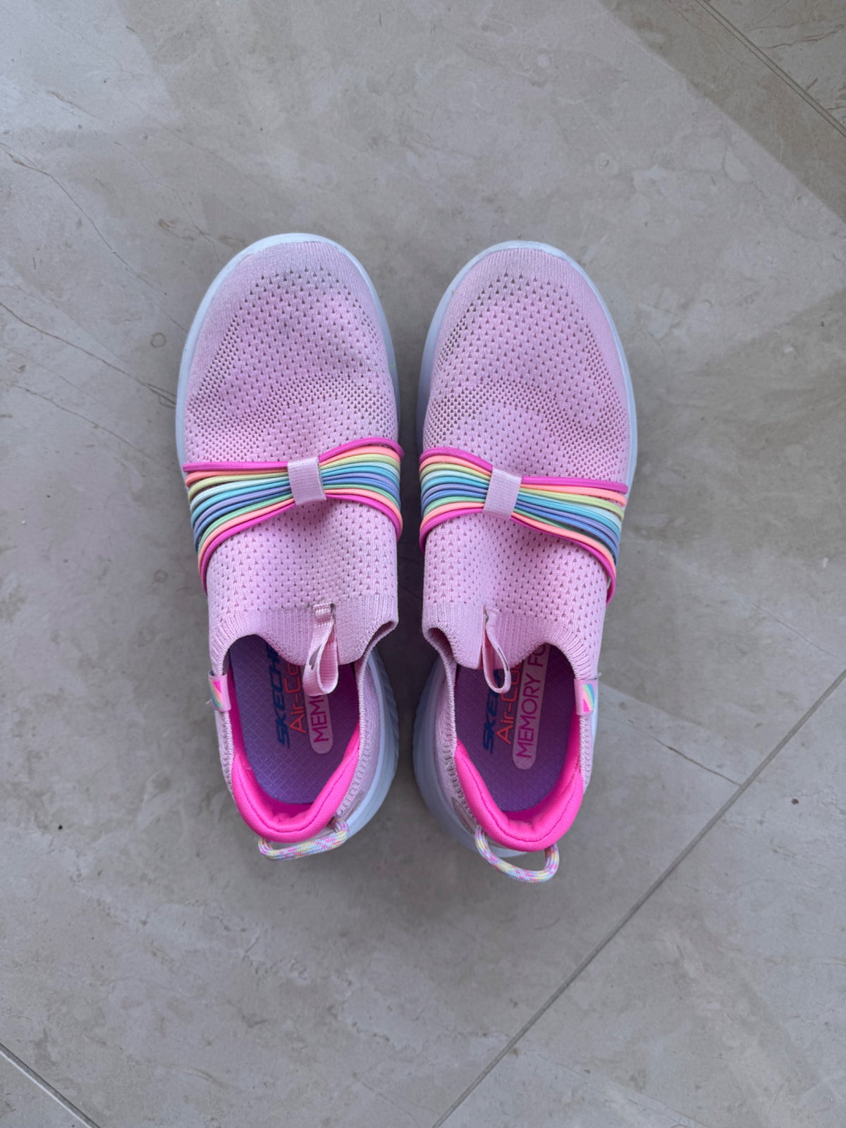 Skechers pink slip on shoe (kid size 4), Shoes 4 (Big Kids:8–12yr)