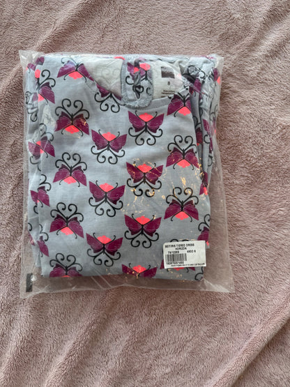 NWT Tea collection long sleeve grey dress (size 8), Kids 8