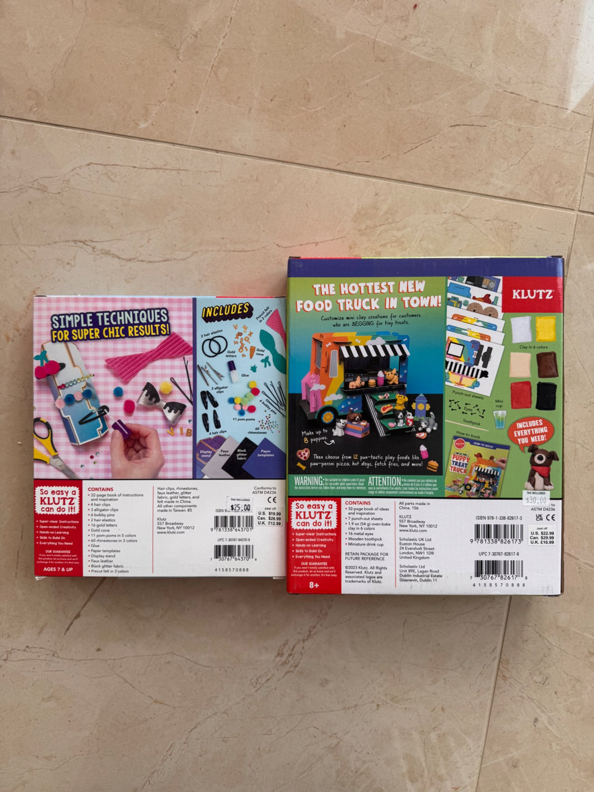 NWT Klutz Activity Kits (retail $55)