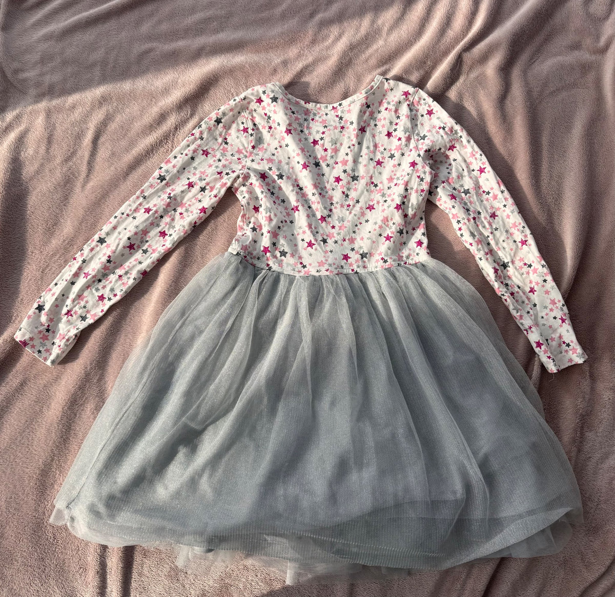 Gymboree size 8 dress with silver tulle , Kids 8