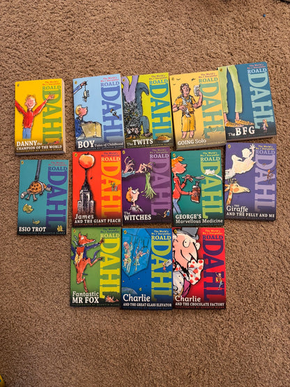 Ronald Dahl book set (13/15 books)