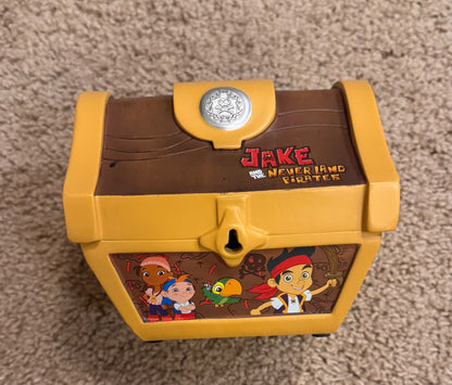 Jake the pirate piggy bank, book and puzzle set