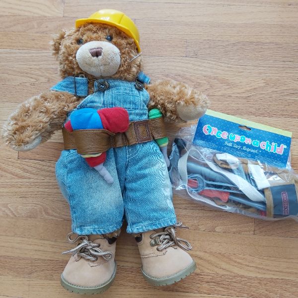 Build a Bear construction teddy