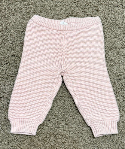 BabyGap Knit pink pants 0-3M, Kids 3 Month (0-3M)
