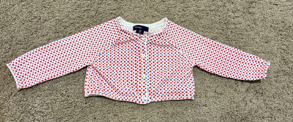 babyGap Cropped Cardigan Sweater 3-6M, Kids 6 Month (3-6M)