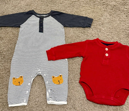 BabyGap Romper and OshKosh onesie 3-6M, Kids 6 Month (3-6M)