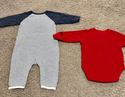 BabyGap Romper and OshKosh onesie 3-6M, Kids 6 Month (3-6M)