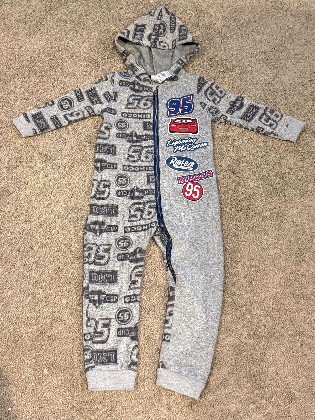 Cars Fleece Bunting Suit 24M, Kids 24 Month (18-24M)