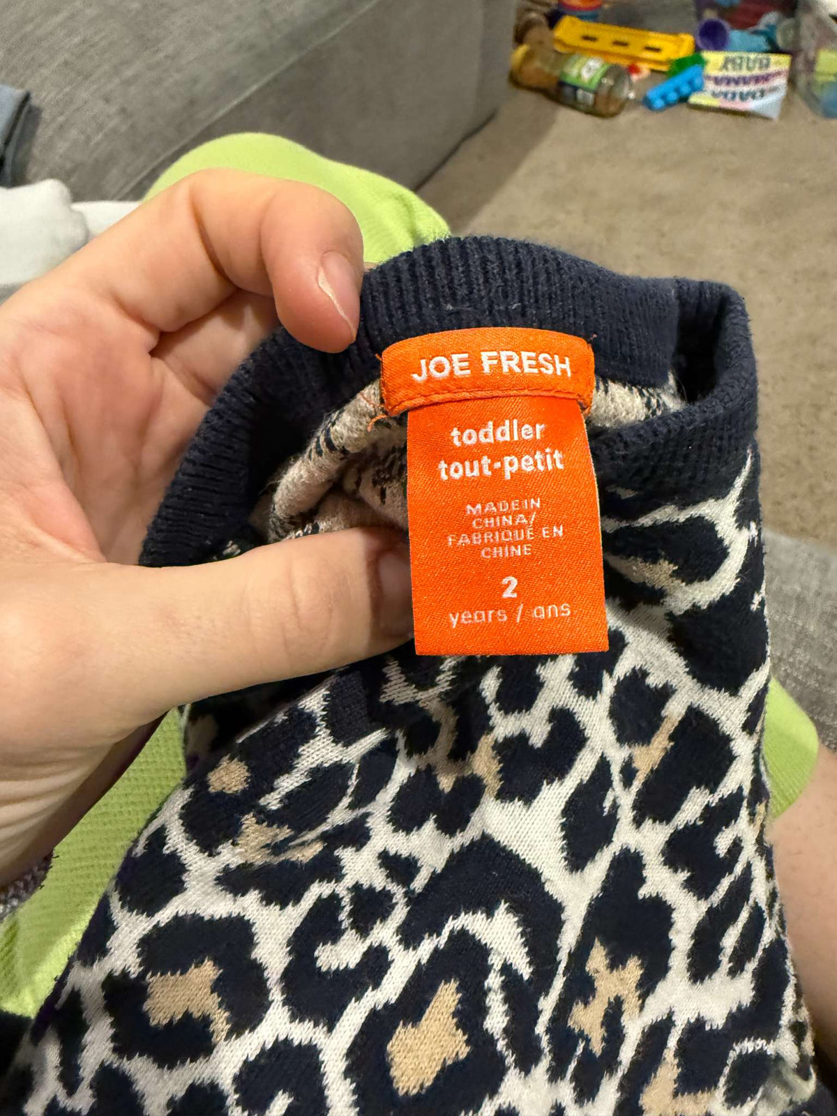 Joe Fresh Knit Leopard Dress 2T, Kids 2T