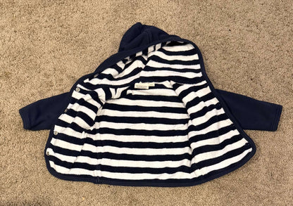Cotton Ginny soft cardigan nautical themed, Kids 6 Month (3-6M)