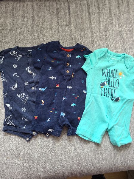 Carter's 3 month short onesies  3pc, Kids 3 Month (0-3M)
