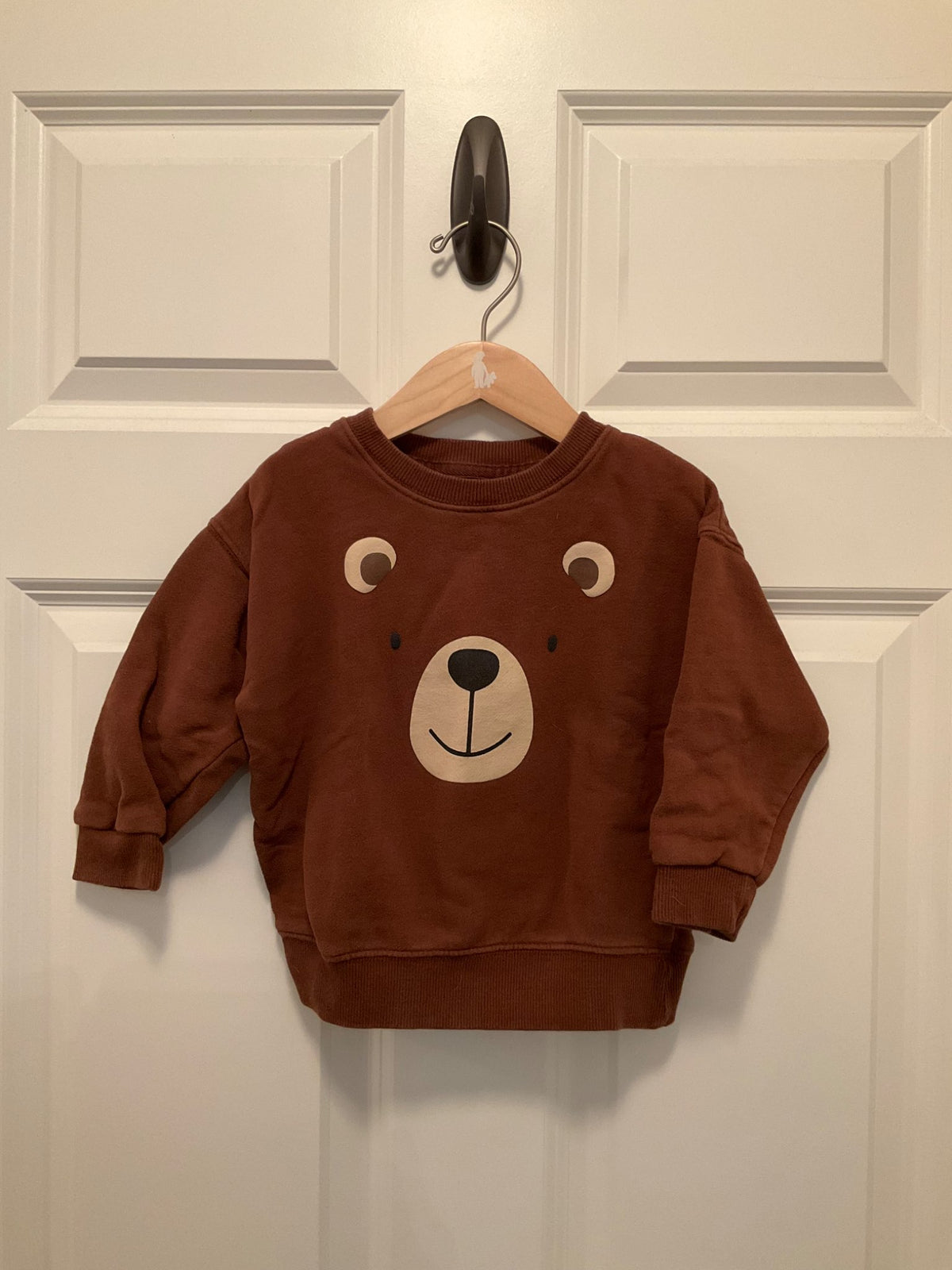 Indigo Brown Bear Sweatsuit - Size 2, Kids 2T