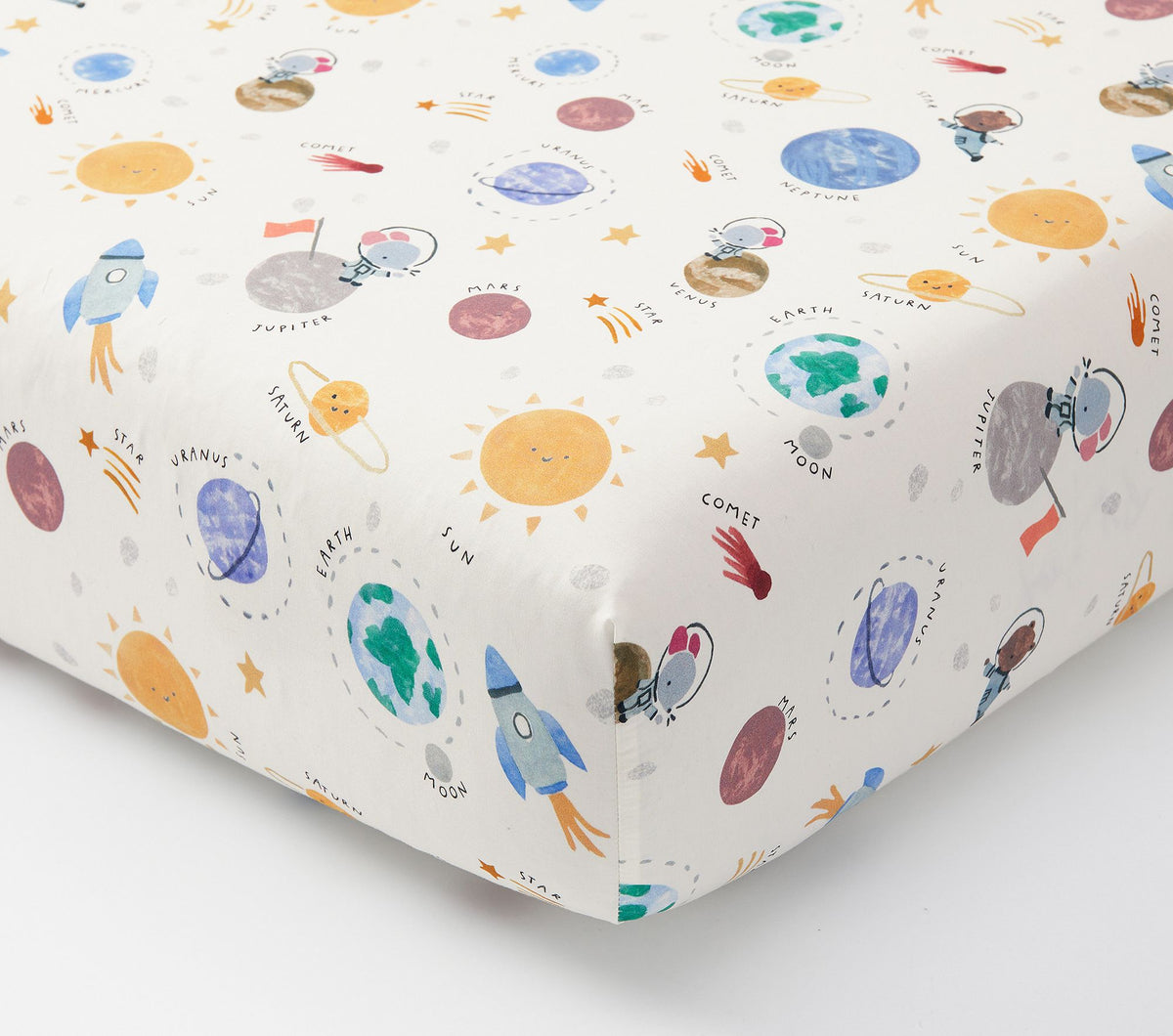 100% Cotton Pottery Barn Crib Fitted Sheet