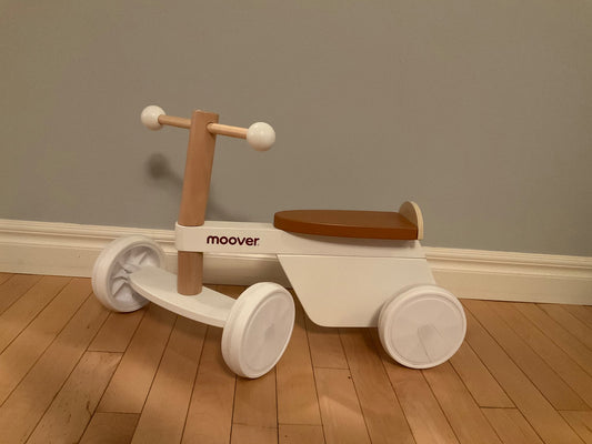 Moover Ride-on Bike 4 wheels White